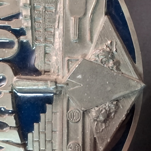 1988 Mason Siskiyou Buckle Co.Fine Pewter Men's Belt Buckle. - Picture 2 of 10